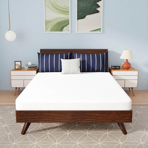 Full size 5-inch Charcoal Infused Memory Foam Mattress with Removable